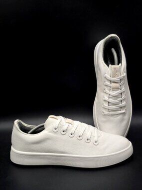 Allbirds Cruiser White Blizzard Canvas Low-Top Sneaker Shoes Men's Size 11